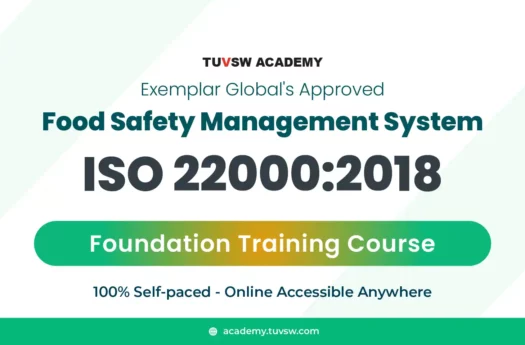 TUV sw academy is offering food safety management ISO 22000 Foundation Training Course