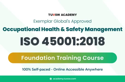 TUV SW Academy is offering OHSMS ISO 45001 Foundation Training Course