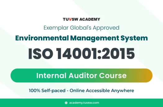 TUVSW Academy is offering EMS ISO 14001 Internal Auditor Course online