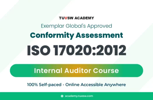 TUVSW Academy is offering ISO 17020 Internal Auditor Course online