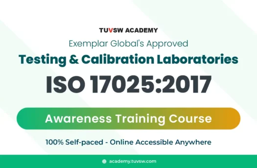 TUVSW Academy is offering ISO 17025 Awareness Training Course