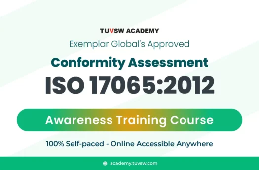 TUVSW Academy is offering ISO 17065 Awareness Training Course
