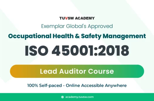TUV SW Academy is offering OHSMS ISO 45001 Lead Auditor Training Course.
