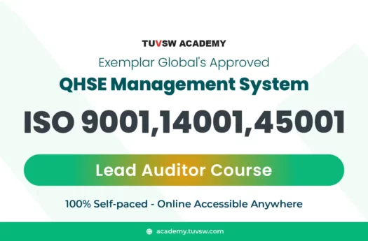 TUV SW Academy is offering QHSE Management Lead Auditor Training Course