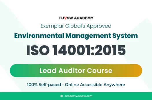 TUV SW Academy is offering EMS ISO 14001 Lead Auditor Training Course