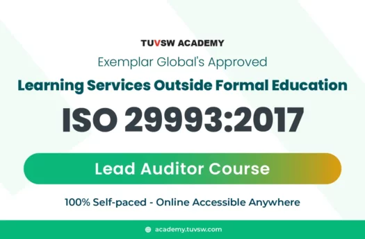 TUVSW Academy is offering ISO 29993 Lead Auditor Training Course