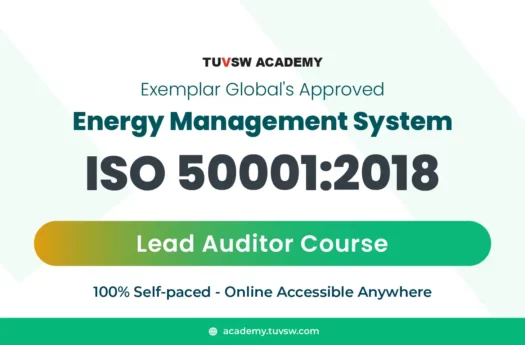 TUVSW Academy is offering ISO 50001 Energy Management Lead Auditor Training Course