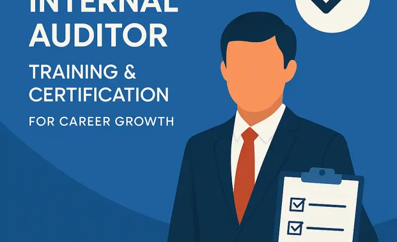 ISO 17024 Internal Auditor Training and Certification Course for Career Growth – Professional Illustration with Checklist