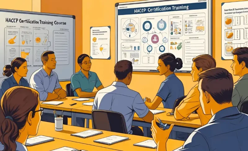 illustrating people getting haccp certification online training at tuvsw academy